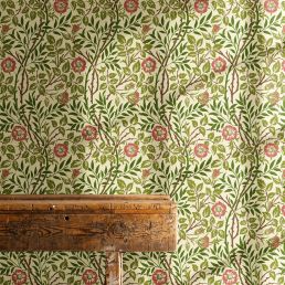 Sweet Briar Wallpaper Boughs/Rose
