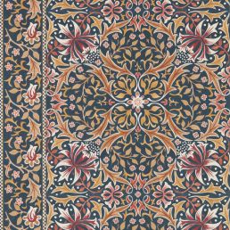Walthamstow Wallpaper Indigo/Gold