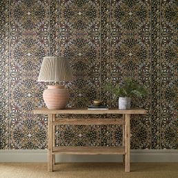 Walthamstow Wallpaper Indigo/Gold