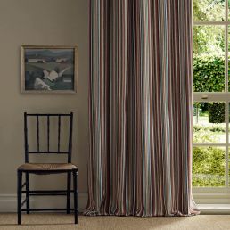 Woodford Stripe Fabric Mulberry