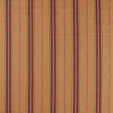 Lechlade Stripe Fabric Mulberry/Apricot