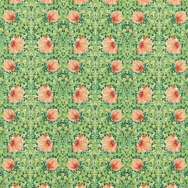 Pimpernel Fabric Shamrock/Watermelon