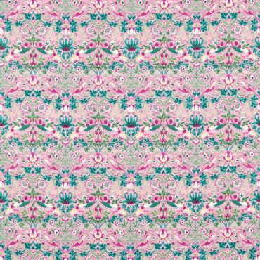 Strawberry Thief Fabric Miami Strip