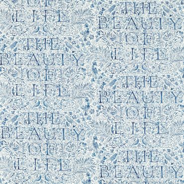 The Beauty of Life Fabric Indigo
