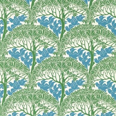 The Savaric Wallpaper Garden Green