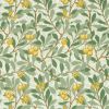 Arbutus Wallpaper Sage/Lemon