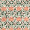 Helena Fabric Peach/Teal