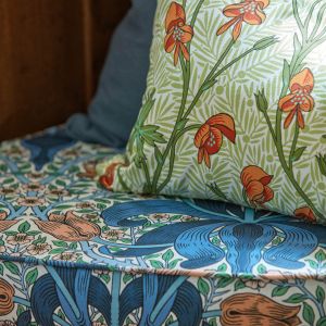 Monkshood Fabric Cobalt/Goblin Green