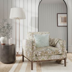 Simply Severn Fabric Cochineal/Willow