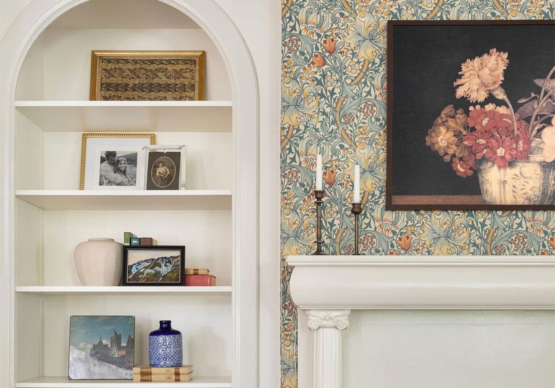 How to style Morris & Co.'s Golden Lily wallpaper and fabric