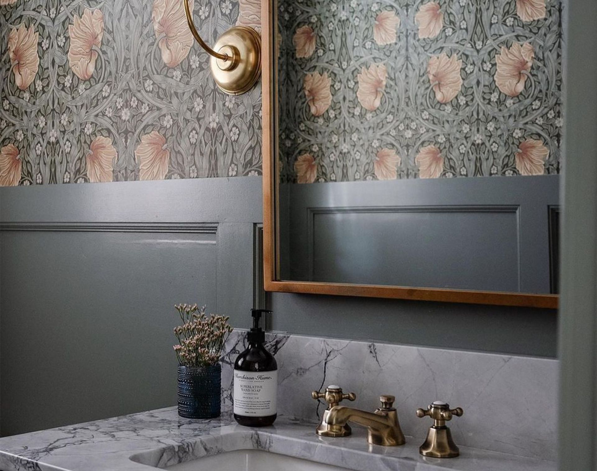 How to style Morris & Co.'s iconic Pimpernel wallpaper
